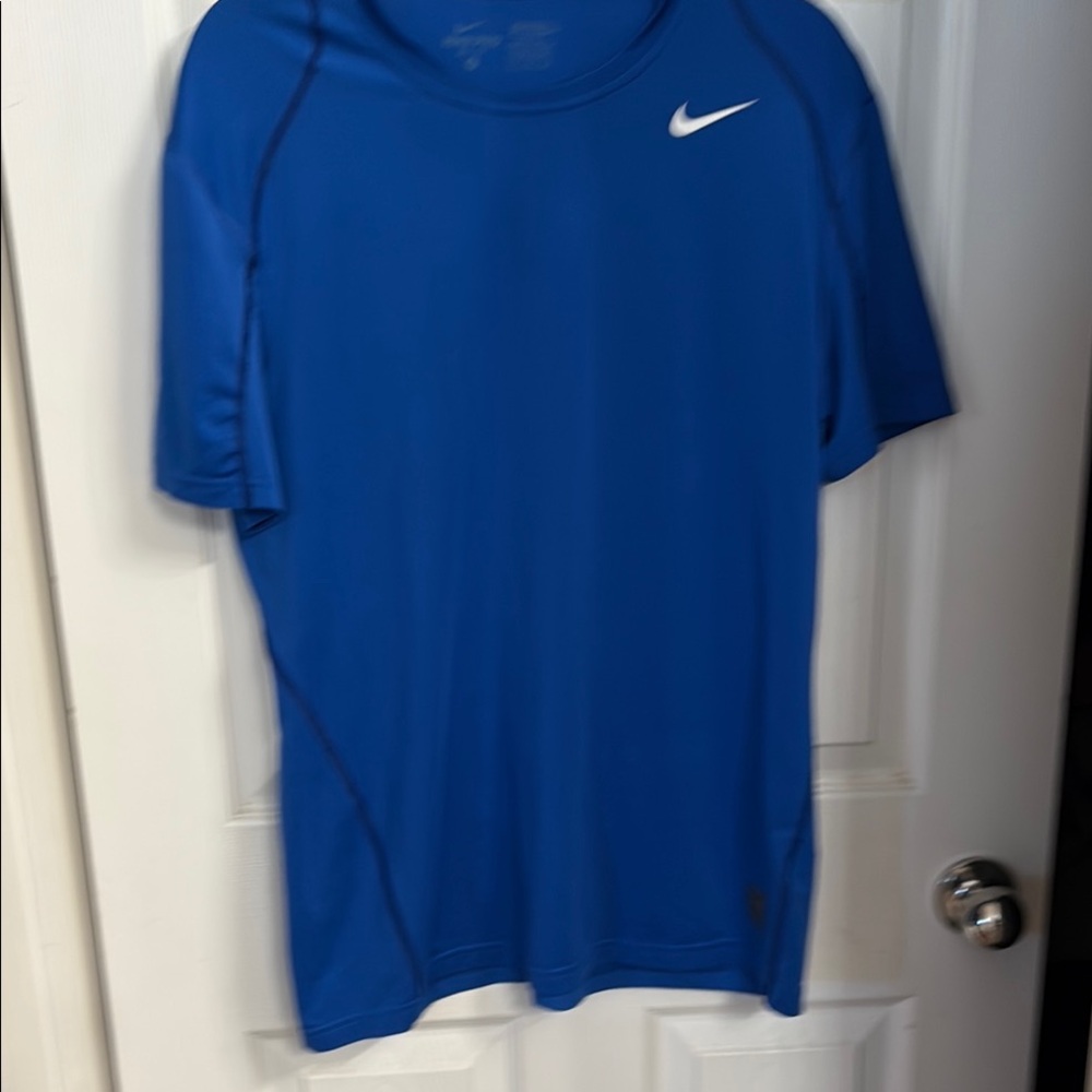 Nike Men's Blue Athletic Shirt